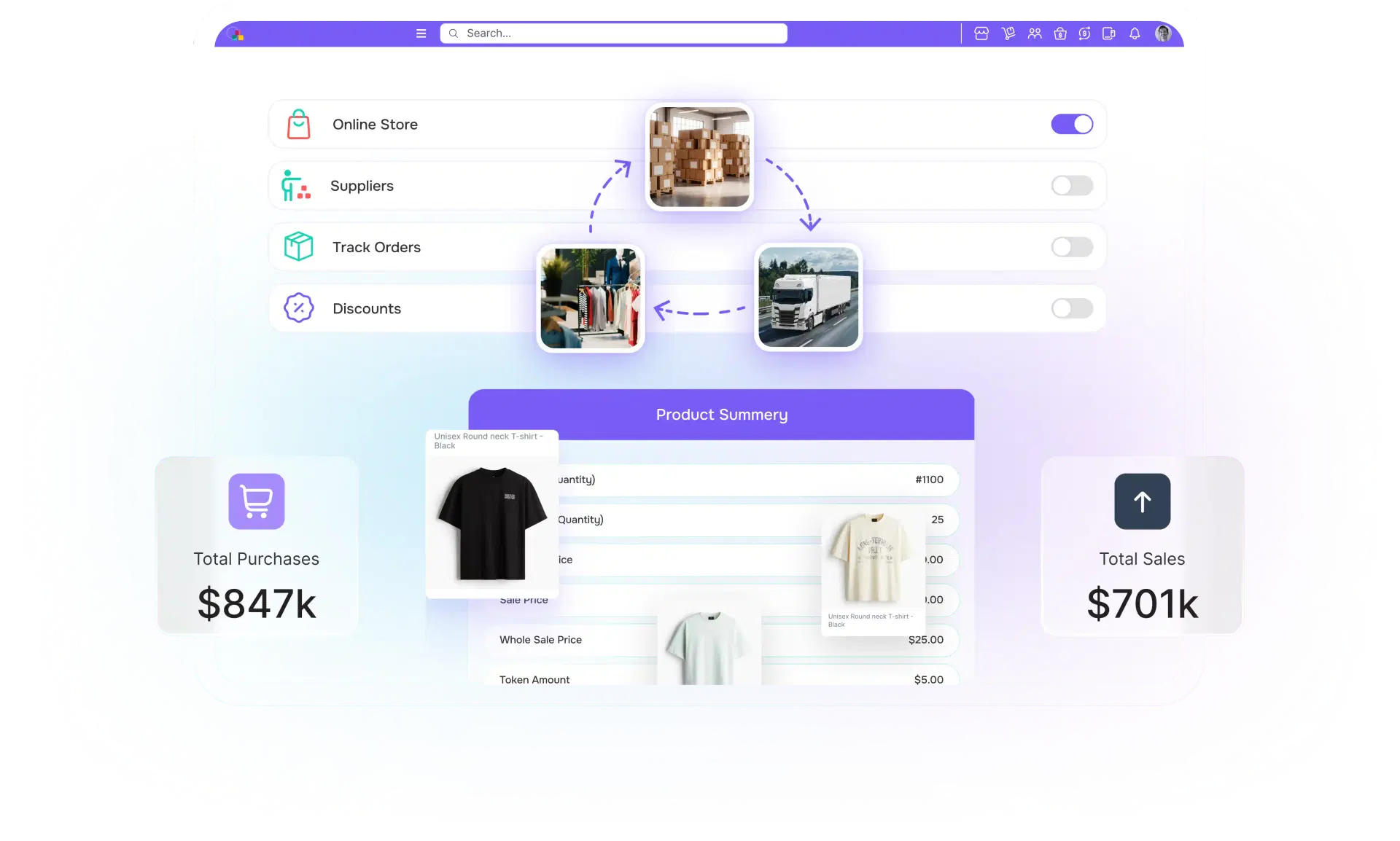 Handle All Your Purchases in One Place
