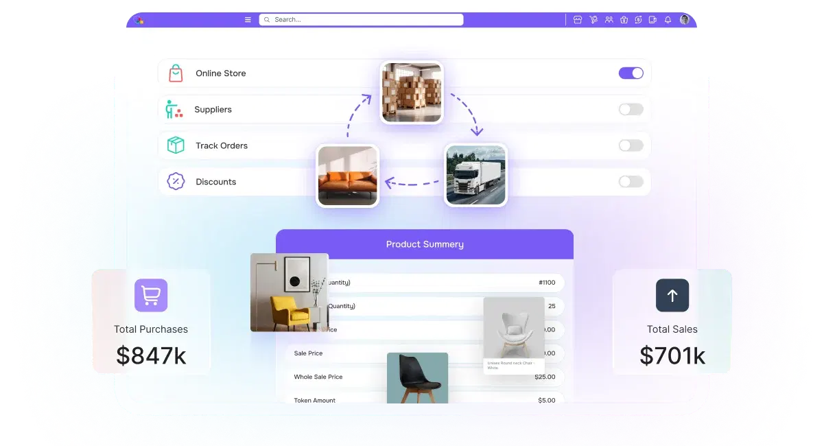 Furniture Inventory Management software for Real-Time Stock Control
